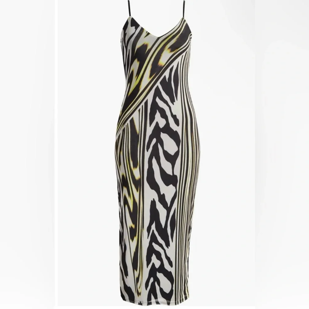 AFRM Amina Mesh Midi Slipdress - Picture 5 of 10